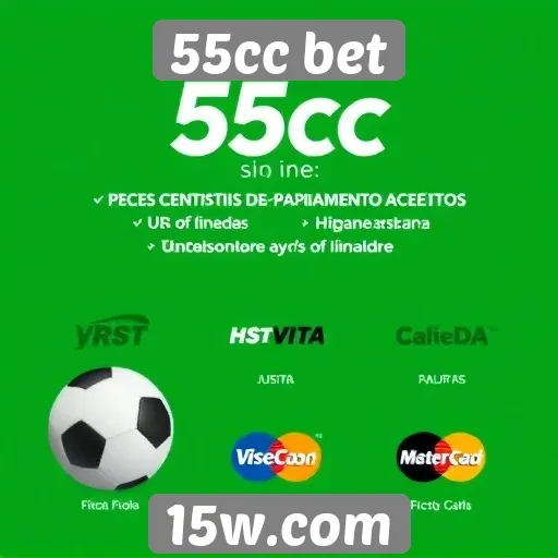 Métodos de pagamento aceitos no 55cc bet
